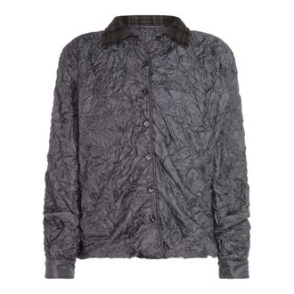 Maison Margiela Jackets Anthracite/Brown Check-Donna