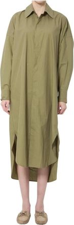 Frankie Shop Abito Camicia Bloom - - Dresses - Donna - Verde - S