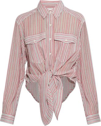 Isabel Marant Shirts, female, Red, Size: 2XS Nath Shirt