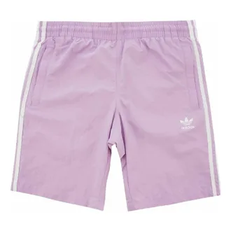 adidas Mens adidas originals Stripe Brand Logo Straight Shorts Pink DV1584