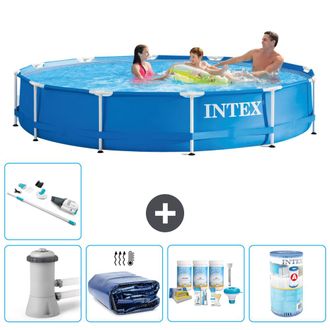 Intex Piscina Con Estructura Redonda - 366x76 Cm - 8-piezas S31725