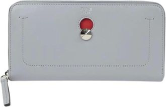 Fendi Pre-owned Wallets, female, Blue, Size: ONE SIZE Pre-owned Long Wallet