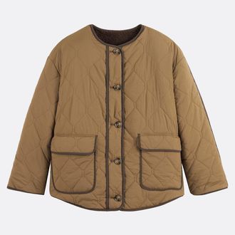 La Redoute Collections Omkeerbare gewatteerde donsjas, voor het winterseizoen