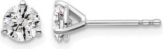 Diamond2Deal 14k White Gold 7/8 ctw Lab Grown Diamond Stud Earrings