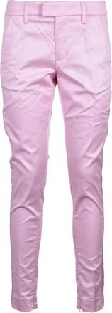 Dondup Kelly Skinny Broeken - Dames - Skinny broeken - Roze - W28 - Katoen - Broeken