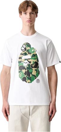 A Bathing Ape A Bathing Ape, Hombre, Camisetas, Blanco, Talla: 2XL