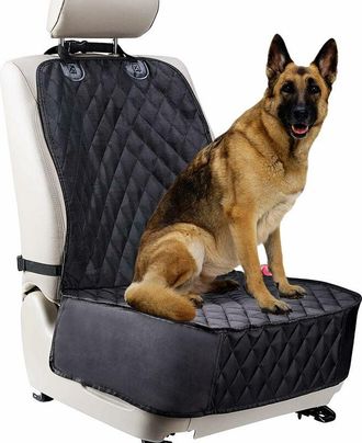 OEM Funda Para Asiento Delantero De Coche Para Perros. Protector Impermeable Y Resistente A Ara&ntilde;azos. Compatible Con La Mayor&iacute;a De Camionetas, Furgonetas 