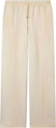 Golden Goose Drawstring Track Pants - Heren - Straight fit broeken - Beige - S - Katoen - Broeken