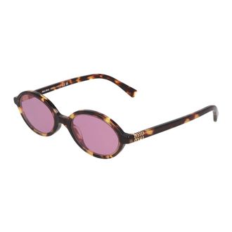 Miu Miu MU 04Zs Zonnebril - unisex - Accessoires - Bruin - Maat: 50 MM