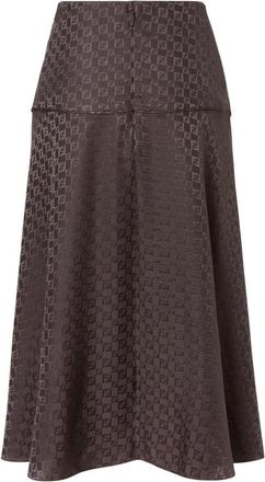 Fendi Silk Skirt - Brown