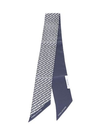 Tagliatore Silk Scarf Scarves And Foulards Blu-Uomo