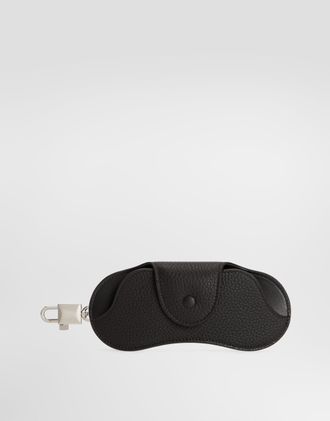 Dolce & Gabbana Calfskin Eyewear Case - Man Wallets And Small Leather Goods Brown Onesize