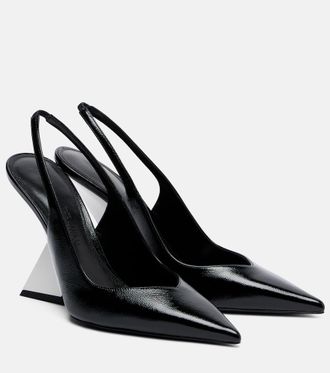The Attico Cheope leather pumps