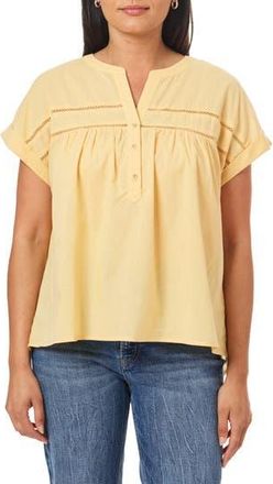 C&C California Helen Voile Popover Top in Jojoba at Nordstrom Rack, Size X-Large