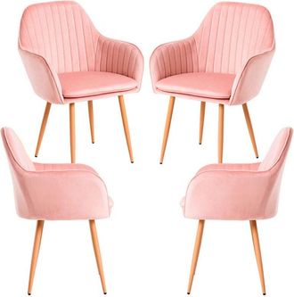 Regalos Miguel Regalos Miguel - Packs Sillas Comedor - Pack 4 Sillas Chic - Rosa