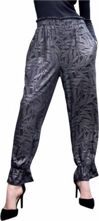 Eva Franco Pablo Pants In Metallic Fern