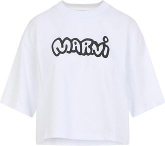 Marni Boxy Crop T-Shirt