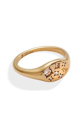 Alex and Ani Zodiac Ring in Gold Capricorn at Nordstrom, Size 7