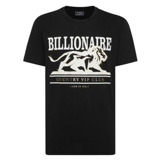 Billionaire Boys Club Tops, Heren, Zwart, 5Xl, Katoen, T-shirt Ronde Hals SS Lion