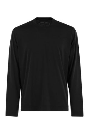 Fedeli Extreme Long-Sleeved Giza Cotton T-Shirt