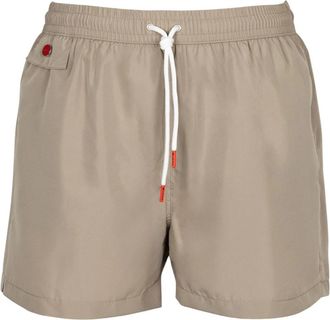 Kiton PL Zwemshort - Heren - Strandmode - Beige - L - Polyester - Badmode