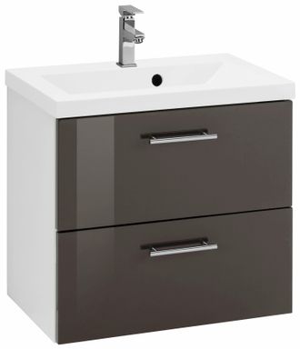 WELLTIME Waschbeckenunterschrank »Venedig« Badmöbel, Waschtisch inkl. Waschbecken, Breite 60 cm