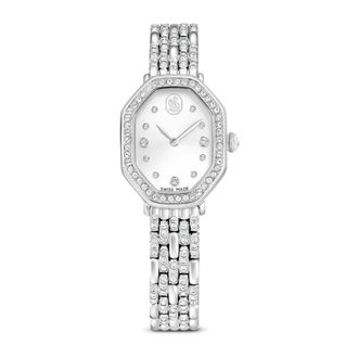Swarovski Elegante Zilveren Horloge voor Dagelijks Gebruik - Dames - Horloges - Grijs - ONE Size - Accessoires