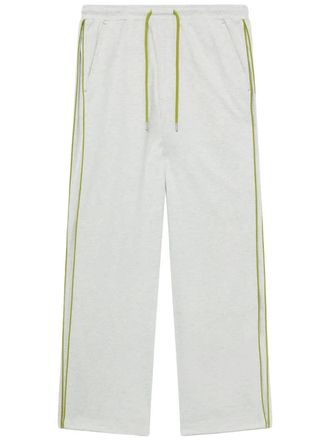 Five CM wide-leg cotton track pants - Grey