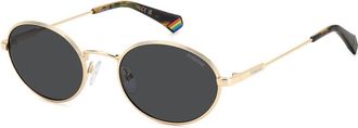 Polaroid Stijlvolle zonnebril met kleurrijke lenzen - unisex - Zonnebrillen - Geel - 53 MM - Accessoires