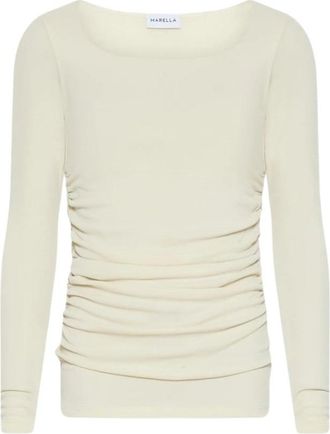 Marella Mllopunzia Bodysuit - Dames - Longsleeves - Beige - S - Tops