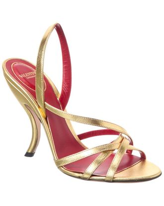Valentino Fetishique 105 Leather Slingback Sandal