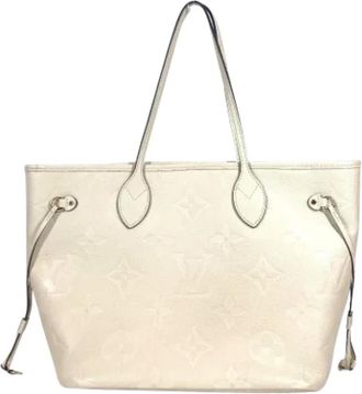 Louis Vuitton Pre-owned Tote Bags, female, Beige, Size: ONE SIZE Pre-owned Fabric totes