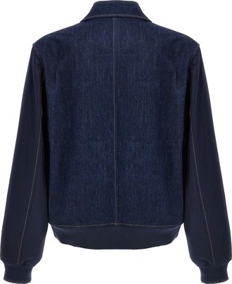 Wales Bonner Mens Blue Cotton Denim Jacket Clothing