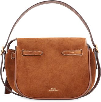 Polo Ralph Lauren Womens Handbag Suede Cinnamon Cinnamon-Tan Cowhide Handbags Cinnamon/tan Hand Bags