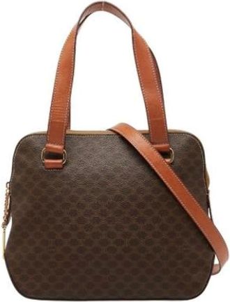 Celine Pre-owned Handbags, female, Brown, Size: ONE SIZE Pre-owned Vintage Leather Bag