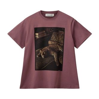 Sofie Schnoor Riversw Boxy T-Shirt - Dames - Tops - Paars - Maat: S Katoen