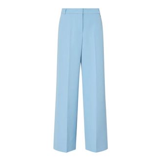 Liu Jo Wide Trousers, female, Blue, Size: 2XL Wide Trousers