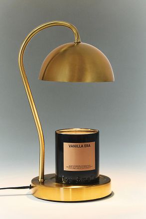 Anthropologie Chrome Candle Warmer Lamp
