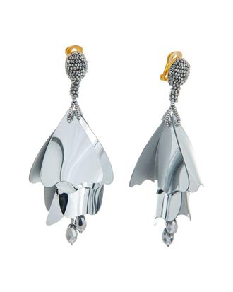 Oscar De La Renta Oscar De La Renta Classic Large Impatiens Earrings