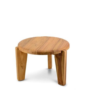 Moycor Mesa auxiliar 3 patas teca d. 50 cm