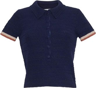 Cara Cara Lydia polotop met korte mouwen - Blauw