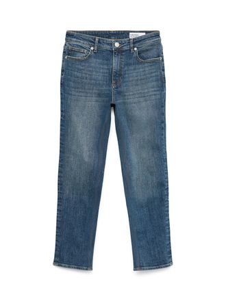 Vero Moda Skinny-fit-Jeans VERO MODA VMROSIE MR SLIM ANK J NOOS RA3047, Damen, Gr. XL, L&auml;nge 32, dunkelblau denim, Denim/Jeans, Obermaterial: 99% Baumwolle, 1% 