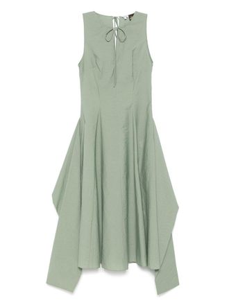Loewe Cotton Blend Midi Dress-Donna