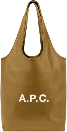 A.P.C. Groene Tote Tas met Grote Handvatten - Dames - Shoppers - Groen - ONE Size - Polyester - Tassen