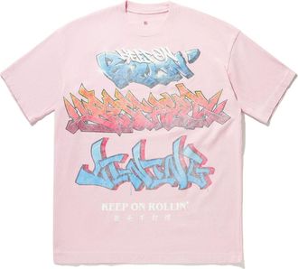 Li-Ning Keep On Rollin Graphic T-shirt Pink AHSU207-3