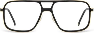 Carrera 1143 square-frame glasses - unisex - Metal - 59 - Black