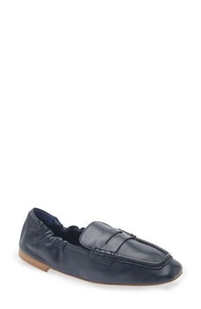 Cordani Arlie Penny Loafer in Navy Leather at Nordstrom, Size 7.5Us