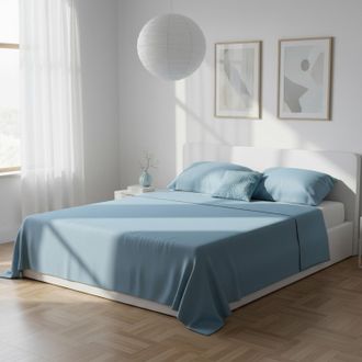 KASANOVA Parure letto matrimoniale blu Young