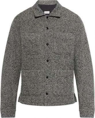 Moncler Jas met zakken - Heren - Zomerjassen - Grijs - XL - Wol - Jassen