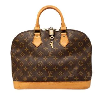 Louis Vuitton Pre-owned Alma PM - Dames - Pre-owned - Bruin - Maat: ONE Size Leer